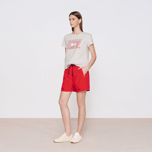 Sun-Dried Tomato Red Shorts