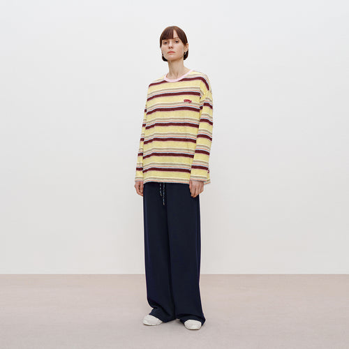 Berry Happy Stripe Tee