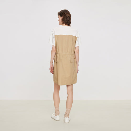 Two Piece Patch Pocket Dress