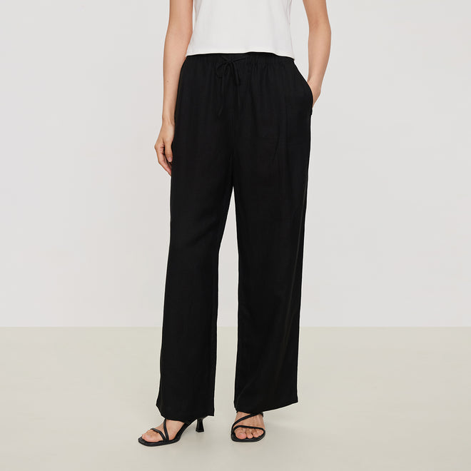Washed Hemp Styling Pants