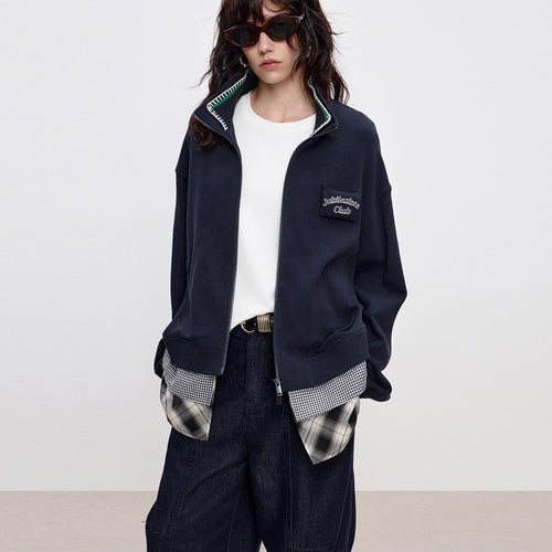 Prussian Blue Panel Jacket