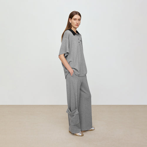 Lava Grey Polo Top Shirt