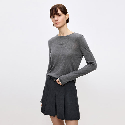 Lightweight Knit Long Sleeve Tee