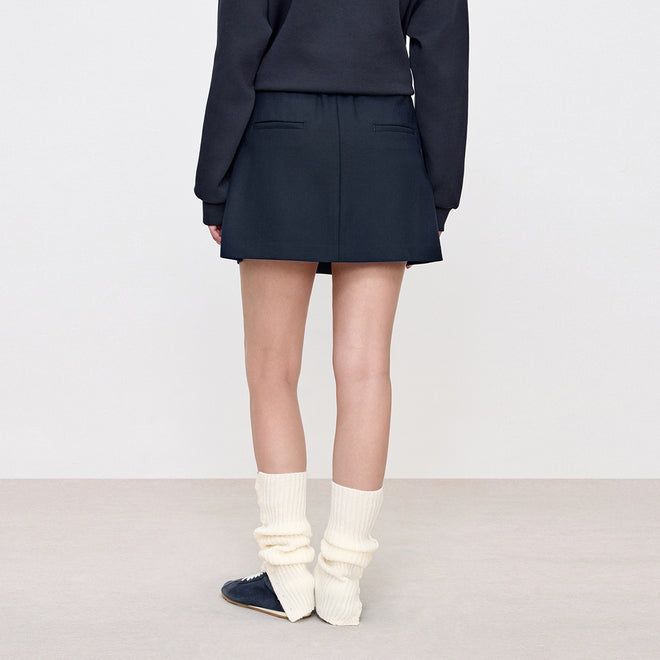 MIU-Style Pleated Skirt