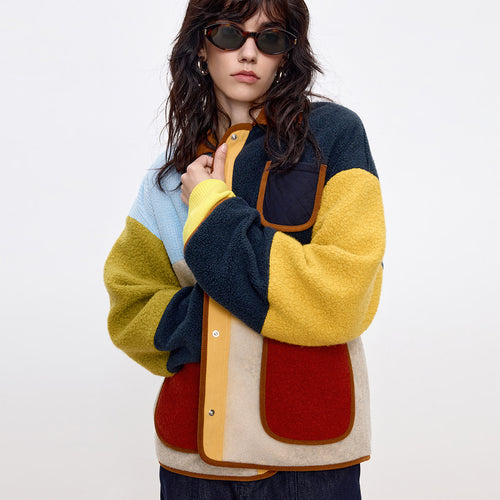 Color-Block Après-Ski Jacket