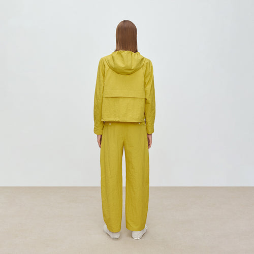 Mango Yellow Relaxed Pants