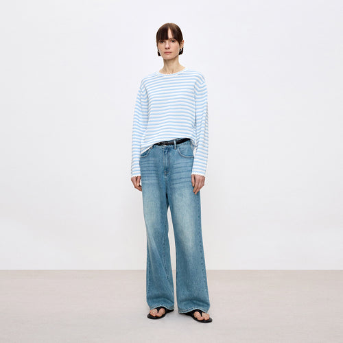 Sea Salt Stripe Cover-Up