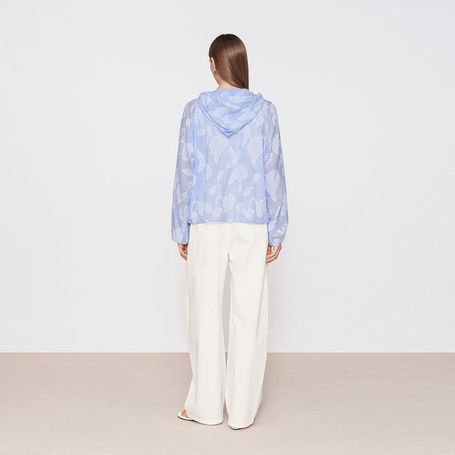 Clipped Floral Jacket