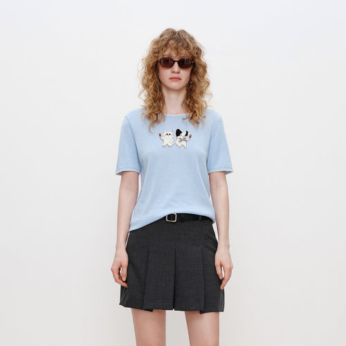 Cheers Knit Top T-shirt