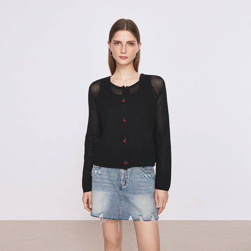 Summer Cherry Cardigan