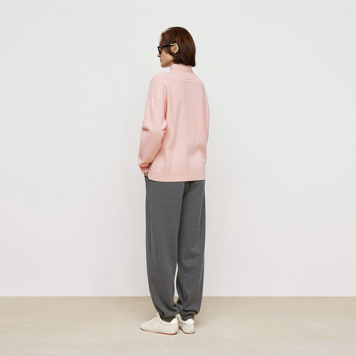 Sakura Powder Milk Jelly High Neck Sweater