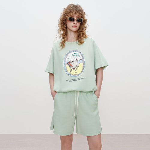 Avocado Green Graphic Tee