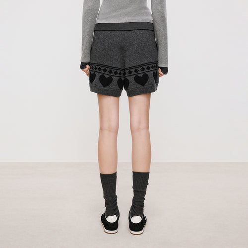 Fair Isle Wool Shorts