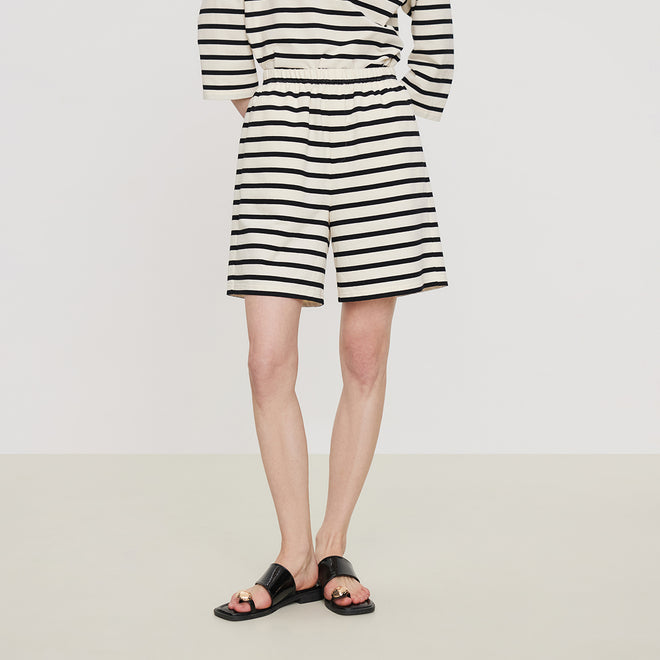 Striped Gold Button Set-Pants