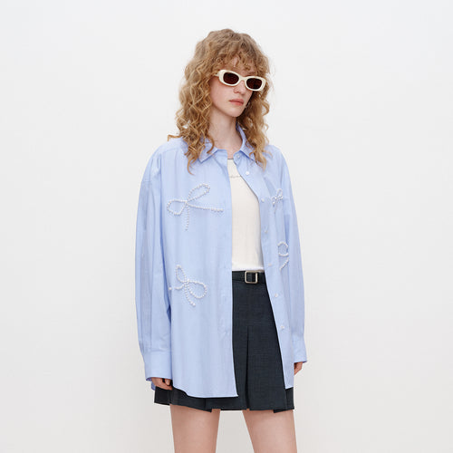 Bow Beaded Shirt