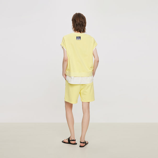 Creamy Yellow Shorts