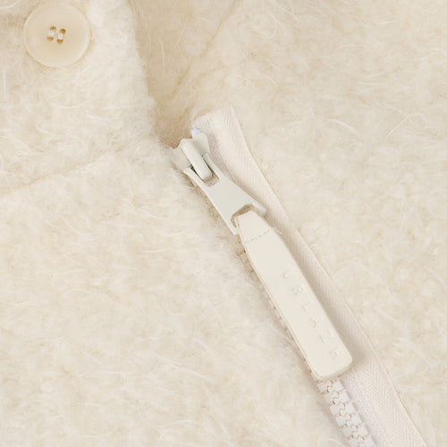 Circle Hair Spliced Down Vest