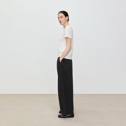 Black Relaxed Balloon Pants