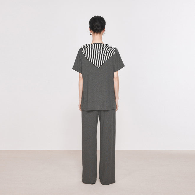 Side-Slit Relaxed Pants