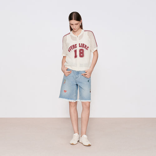 American Vintage Openwork Cardigan t-shirt
