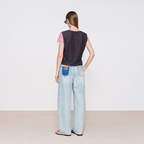 Decorative Mesh T-Shirt