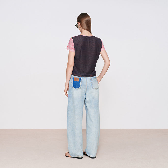 Decorative Mesh T-Shirt