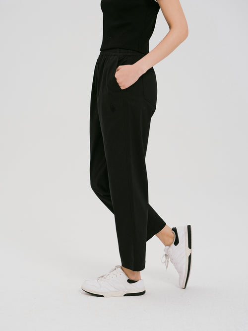 Tapered Pants-Black