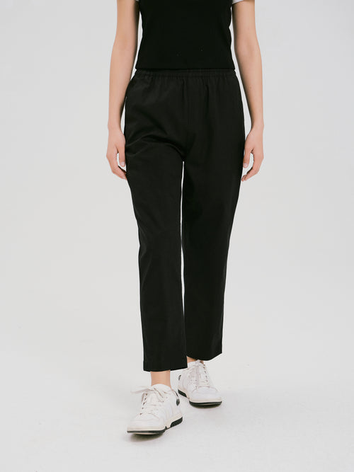 Tapered Pants-Black