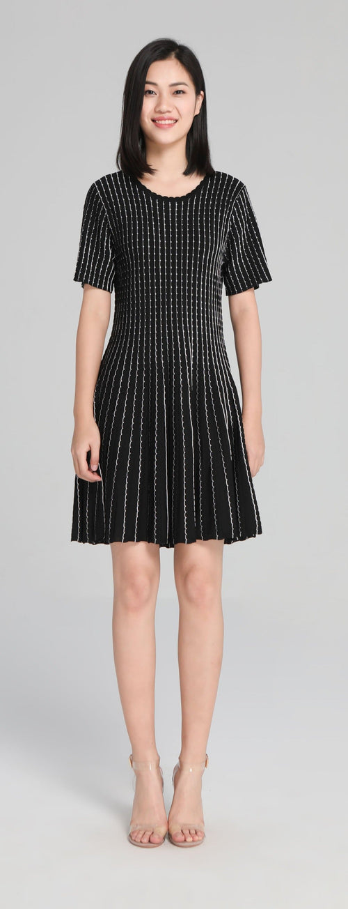 Black Flare Dress - Urlazh New York