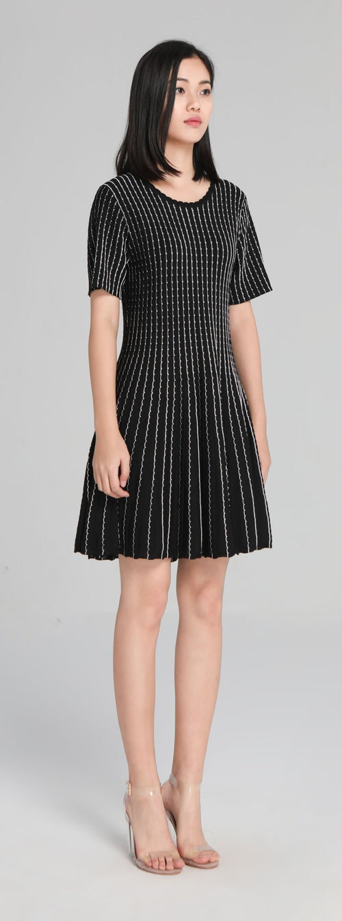 Black Flare Dress - Urlazh New York