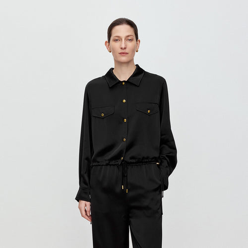 Chic Acetate Tweed-Style Jacket