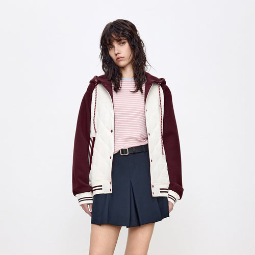 Raspberry Berry Varsity Jacket
