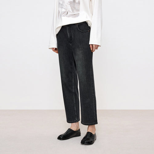 High-Stretch Cropped Skinny Jeans
