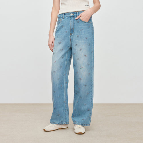 Printed Jeans