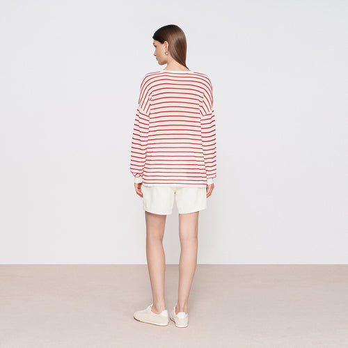 Cityscape White Denim Shorts