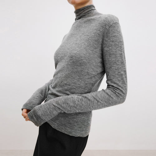 Fuzzy Mist Turtleneck Sweater