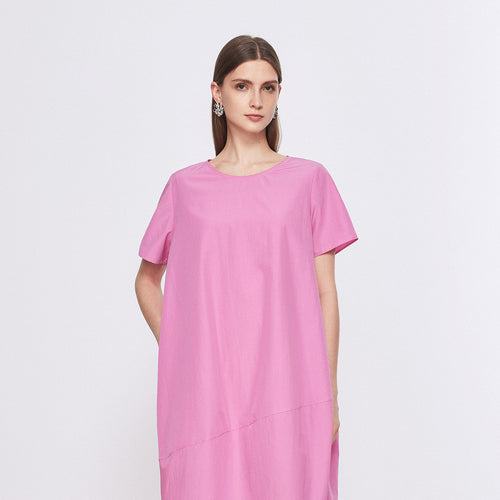Berry Rose Balloon Dress