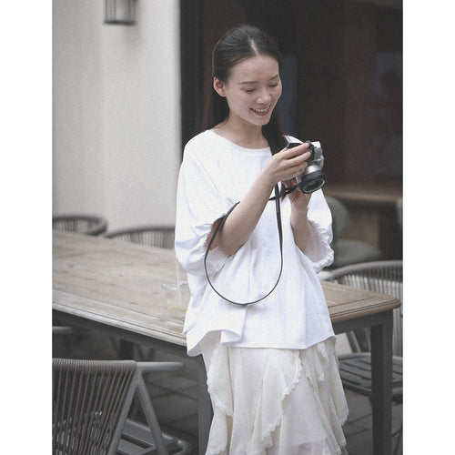 Ballet Bubble Sleeve Top