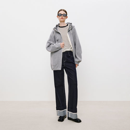 Boucle Wool Coat