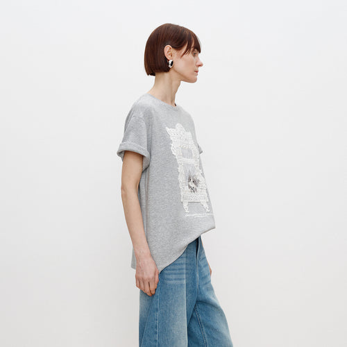 Cat in the Lace Window Tee