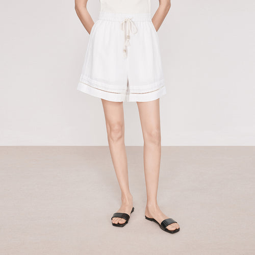 Linen Blend Shorts