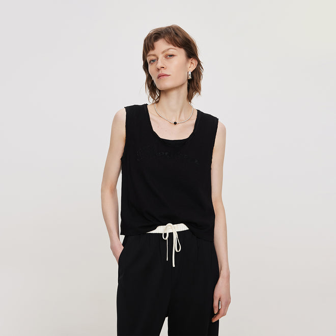 Versatile Tank Top - Black
