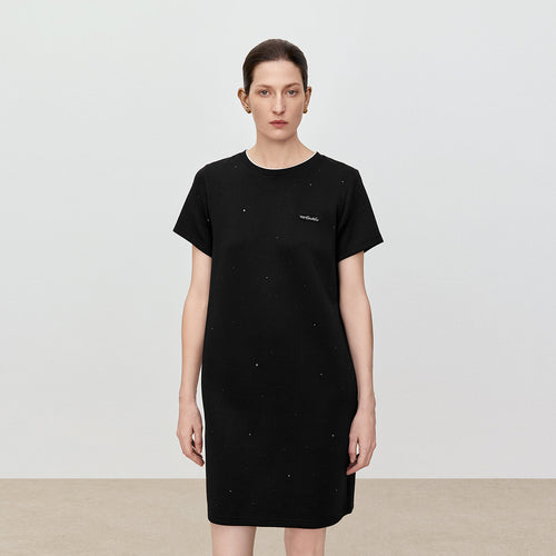 Starlight Collar Little Black Dress