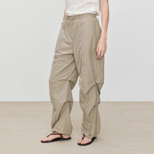 Olive Martini Parachute Pants