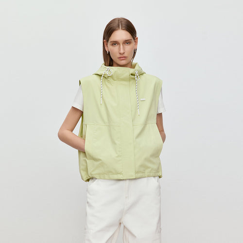 Jasmine Green Hooded Vest