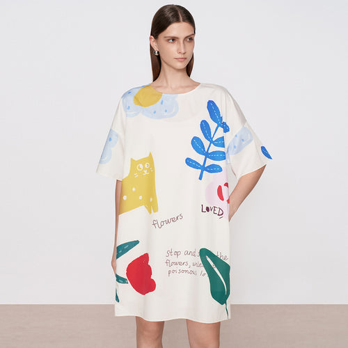 Color Block Garden Dress