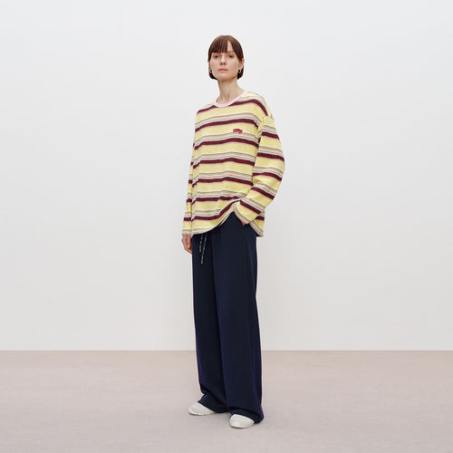 Berry Happy Stripe Tee