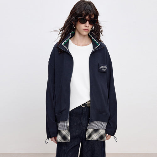 Prussian Blue Panel Jacket