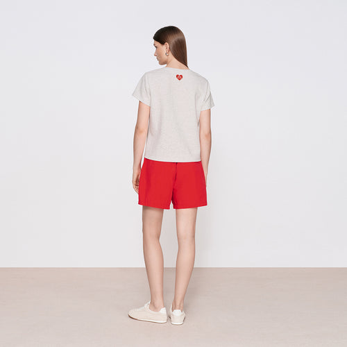 Sun-Dried Tomato Red Shorts
