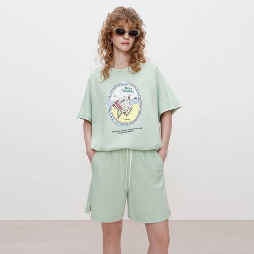 Avocado Green Shorts
